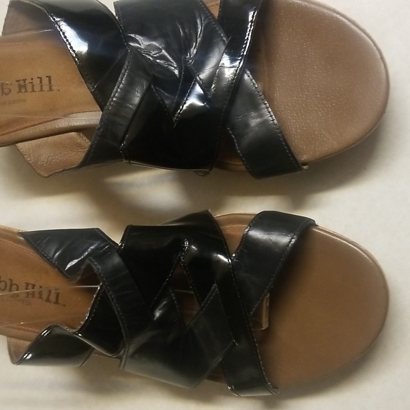 Cobb Hill Wedge black size 9N - Picture 3 of 8